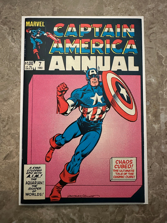 Captain America Annual #7 FN+ 6.5 (1983 Marvel) - Presents VF