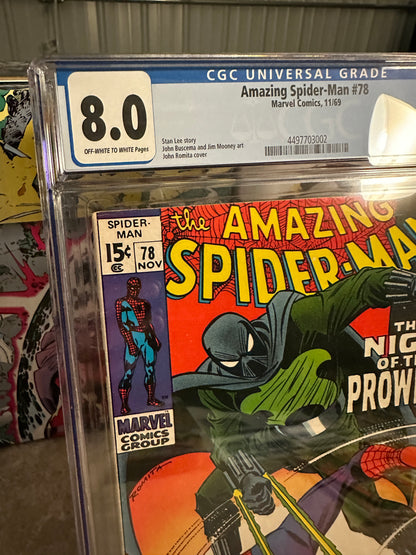 Amazing Spider-Man #78 CGC 8.0 (1969 Marvel)