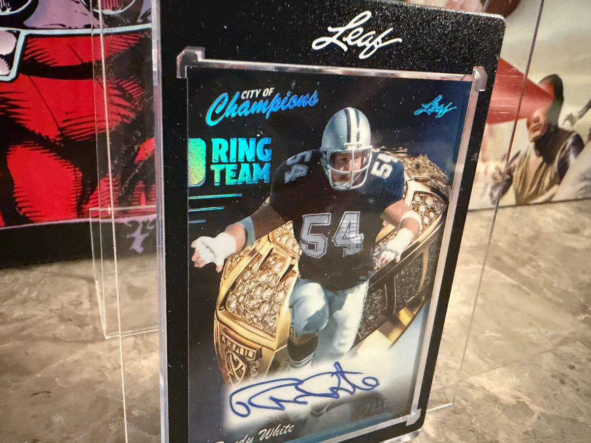 Randy White 2026 Leaf City of Champions Ring Team Auto Platinum /10