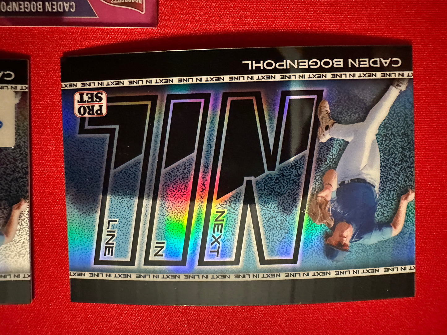 2026 Leaf Pro Set Caden Bogenpohl 1989 Pink Auto /7 NIL Auto /25 3-Card Lot