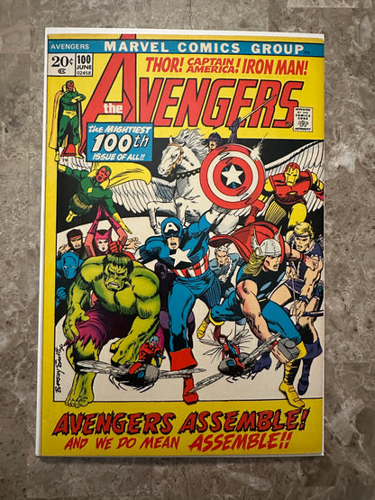 Avengers #100 FN/VF 7.0-7.5 (Marvel Comics 1972)