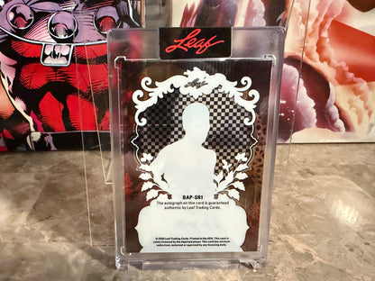 Shavkat Rakhmonov 2026 Leaf Signature Series Base Clear Auto Purple 1/1