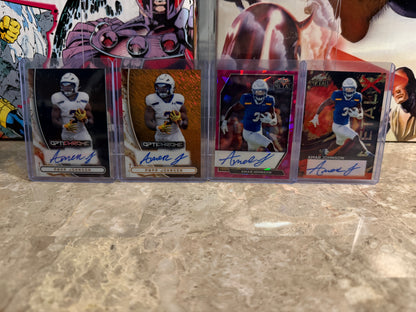 Amar Johnson Leaf Metal Optichrome Auto 1/1 Lot Super Gold Back Cracked Ice