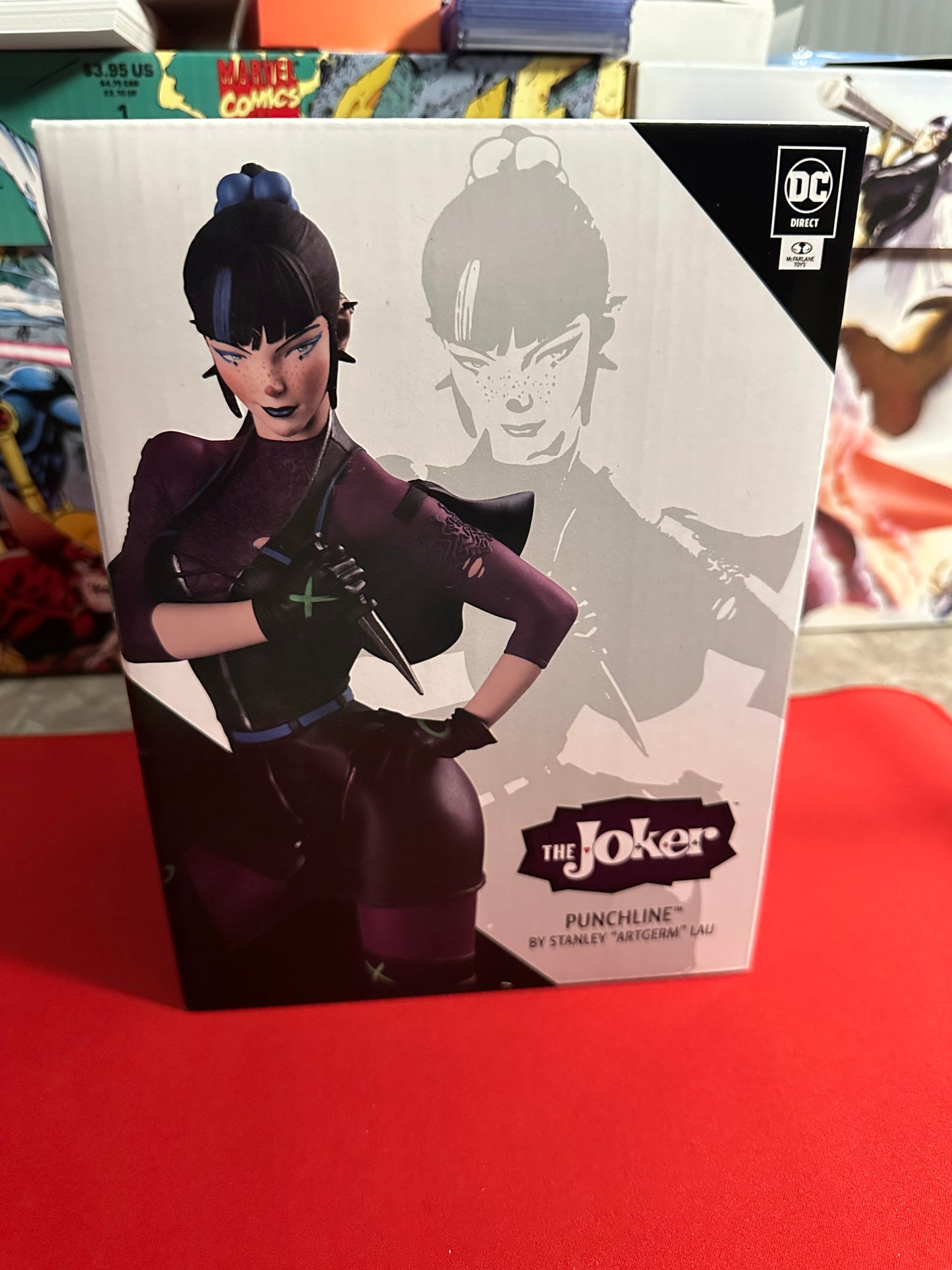 DC Direct Punchline The Joker Purple Craze by Artgerm 1:10 Scale Resin Statue