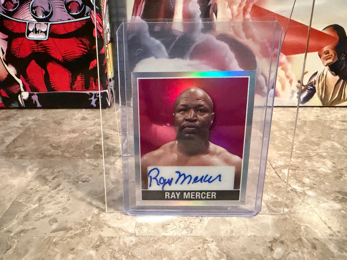Ray Mercer 2026 Leaf Metal Ring Kings 1948 Auto Pink 6/6 Bookend