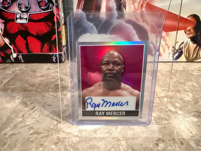 Ray Mercer 2026 Leaf Metal Ring Kings 1948 Auto Pink 6/6 Bookend