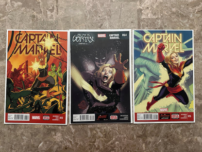 Captain Marvel #1-15 Full Set High Grade (Marvel 2014)