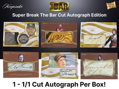 Super Break The Bar 1/1 Cut Autograph 3-Box Case (2026)