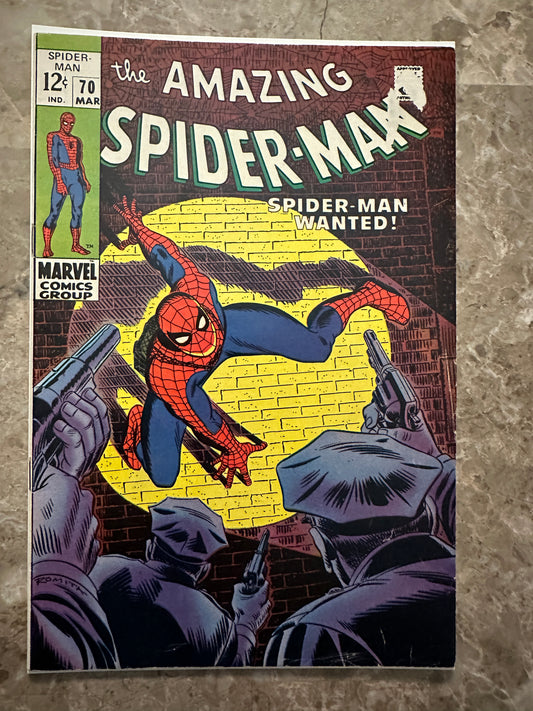 Amazing Spider-Man #70 VG+ 4.5-5.0 (Marvel 1969) - Gorgeous copy for grade