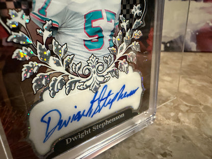 Dwight Stephenson 2026 Leaf Signature Series Base PETG Clear Auto Sparkle 1/1