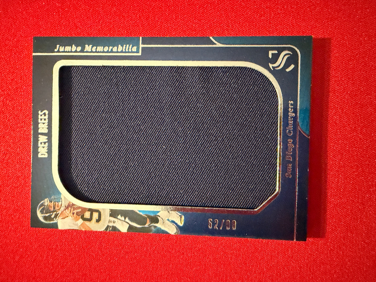 Drew Brees 2025 Panini Silhouette Football Jumbo Memorabilia /99