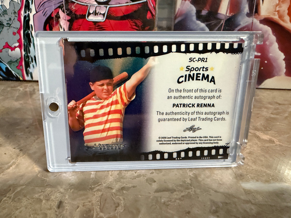 Patrick Renna 2026 Leaf Ultimate Sports Sports Cinema Auto Pink Sandlot Ham /7