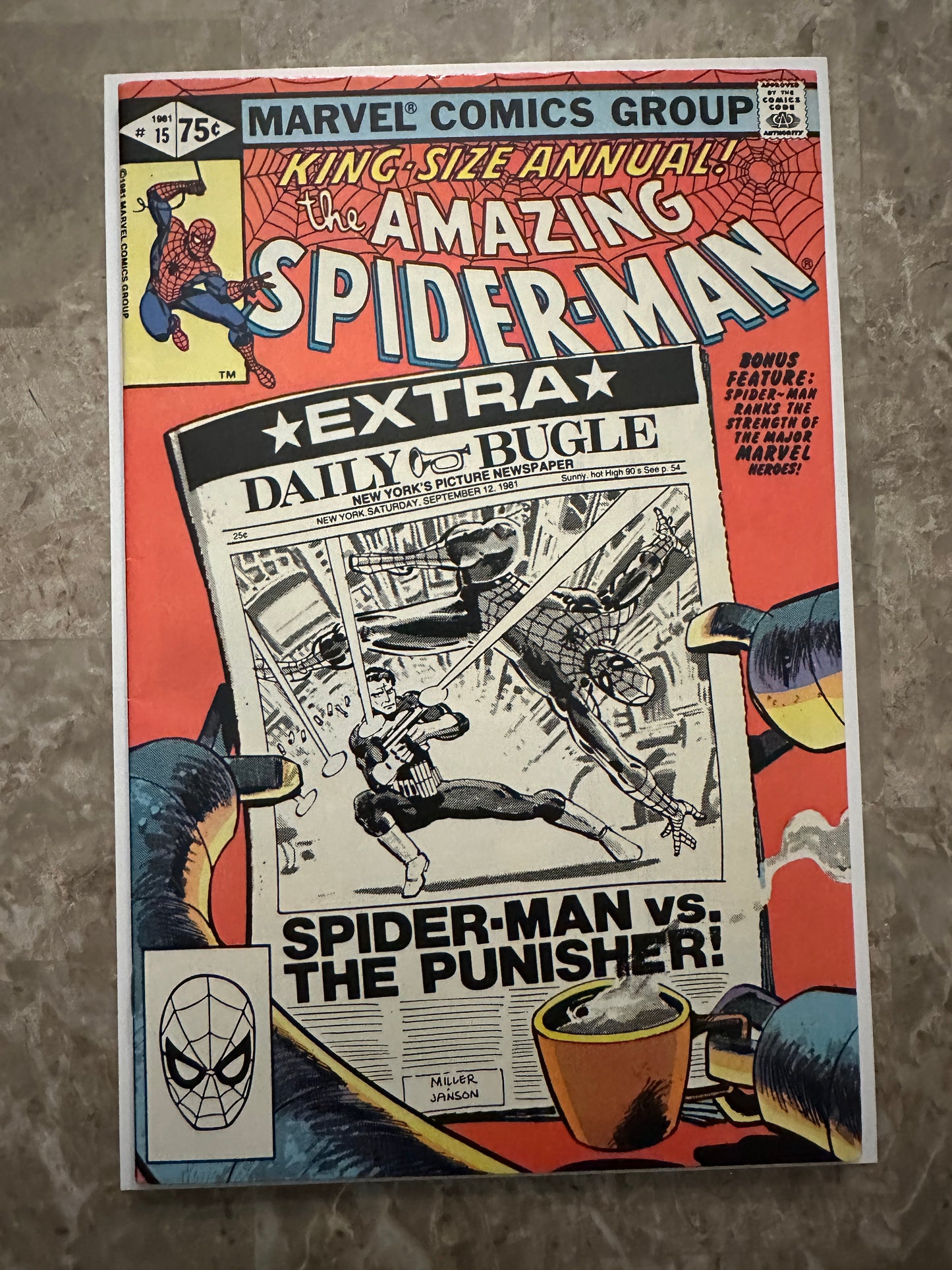 Amazing Spider-Man Annual #15 VF+ 8.5 (1981 Marvel)