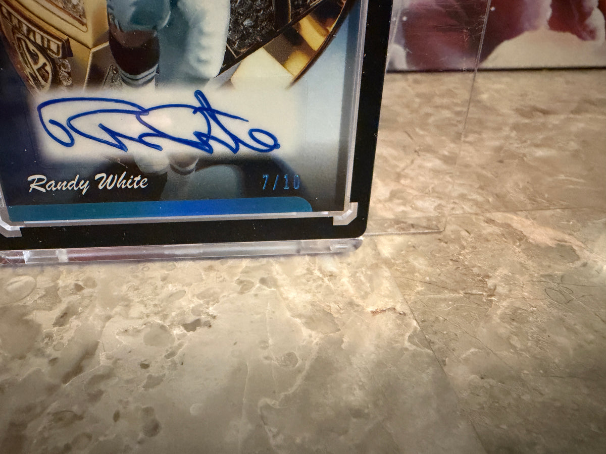 Randy White 2026 Leaf City of Champions Ring Team Auto Platinum /10