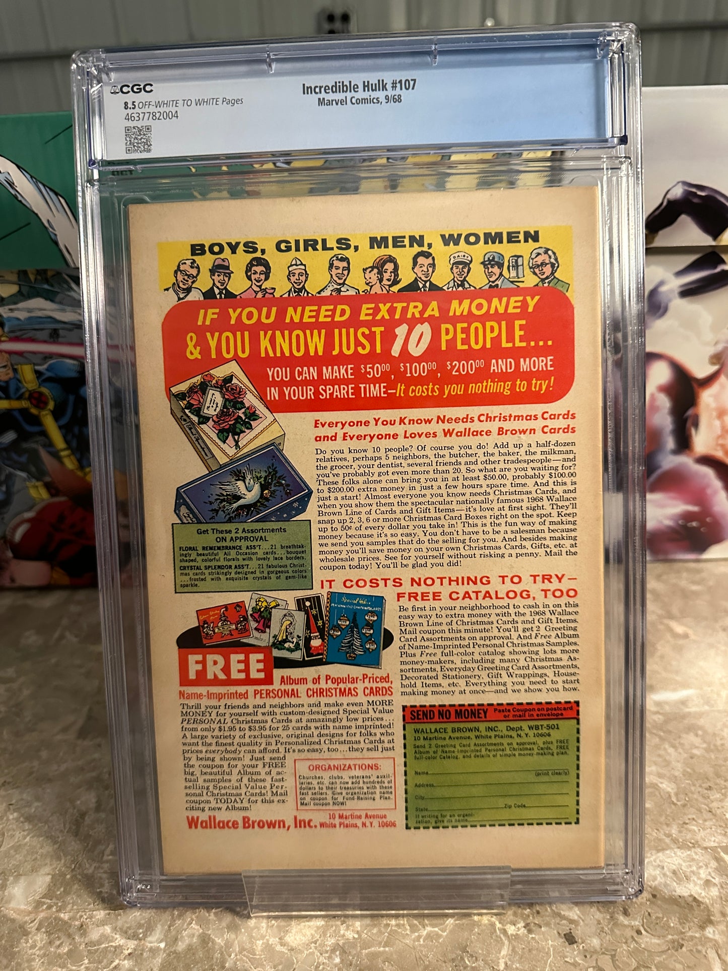 Incredible Hulk #107 CGC 8.5 (1968 Marvel) - Brand New Case