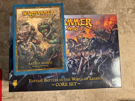 ⚔️ Warhammer: The Old World – Core Set + Battle March: General's Companion Book Bundle