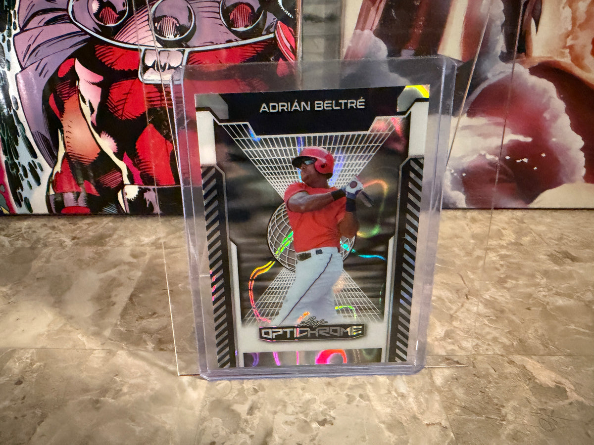 Adrian Beltre 2025 Leaf Optichrome Baseball Base Silver Lava 1/1