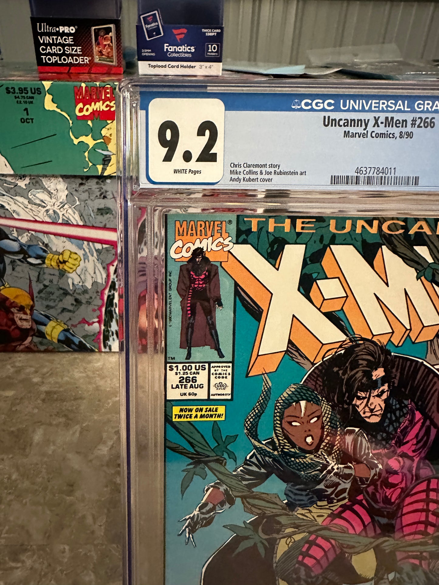 Uncanny X-Men #266 CGC 9.2 (Marvel 1990) - New Case