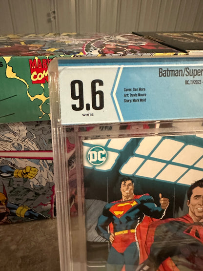 Batman/Superman World's Finest #19 CBCS/CGC 9.6 WP (1966) - Cage Cover