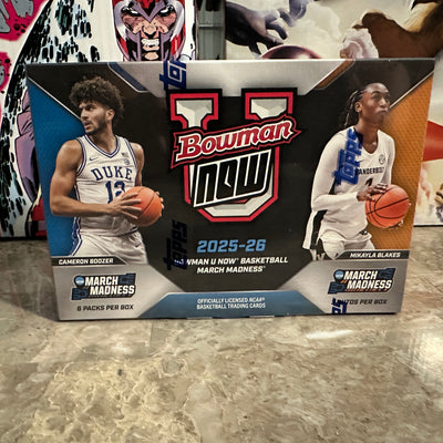 Topps Bowman U Now March Madness Hobby Box (2026) - 3 Autos