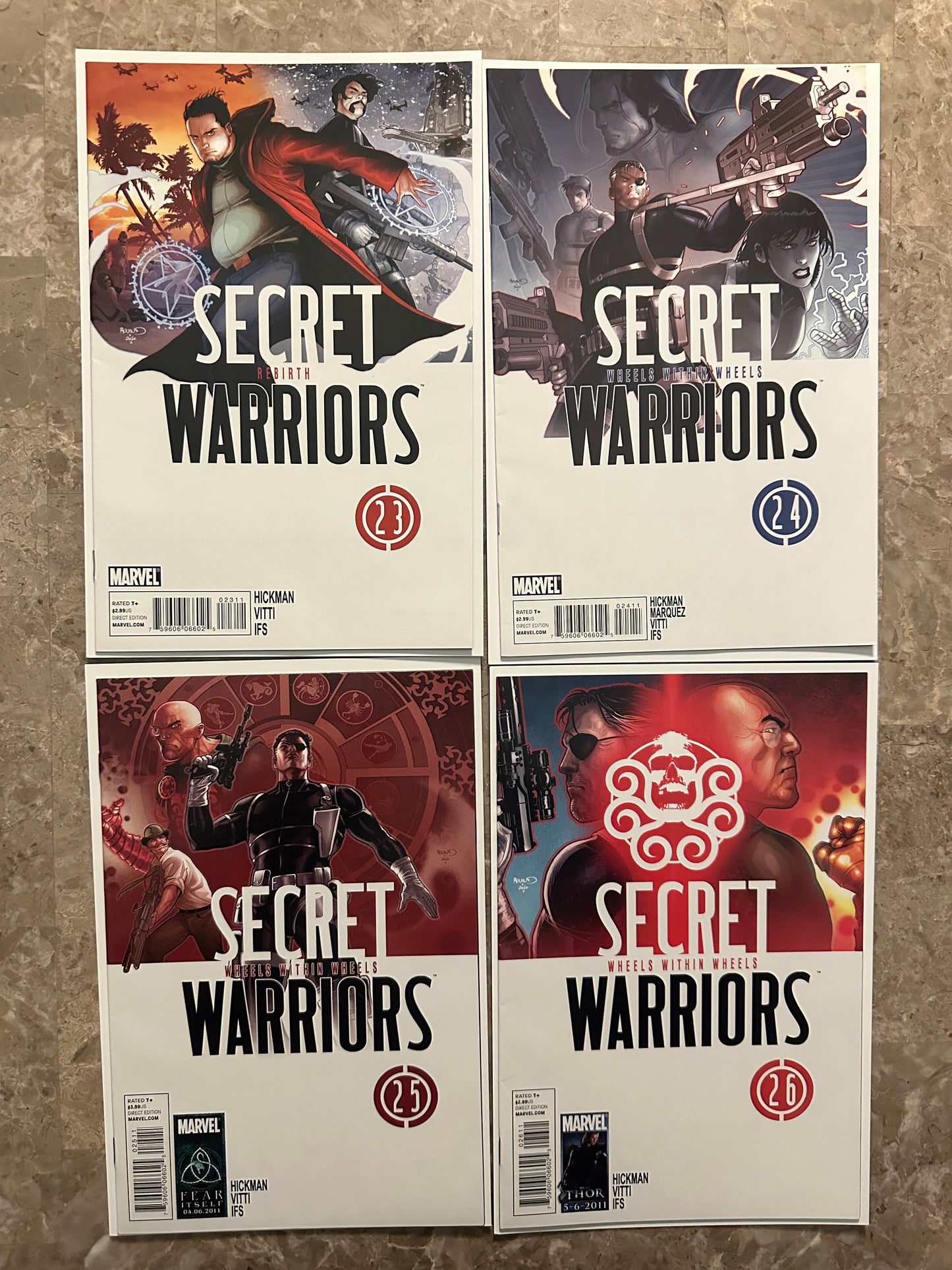 Secret Warriors #1-15,20-28 + One Shot Lot of 25 (2009 Marvel)
