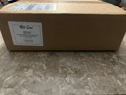 2025 Wild Card Comix Improbable 12 Box Case - Mendoza, Sealed, In Hand