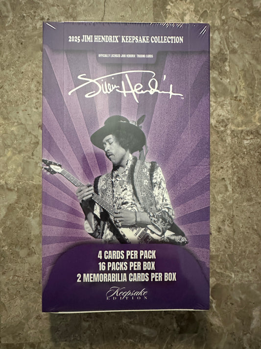 Keepsake: Jimi Hendrix Premiere Hobby Box Edition - Available Now, In Hand