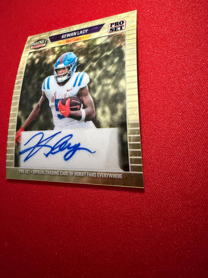 2026 Leaf Pro Set Metal Kewan Lacy 1989 Mini Auto Gold Super Prismatic 1/1