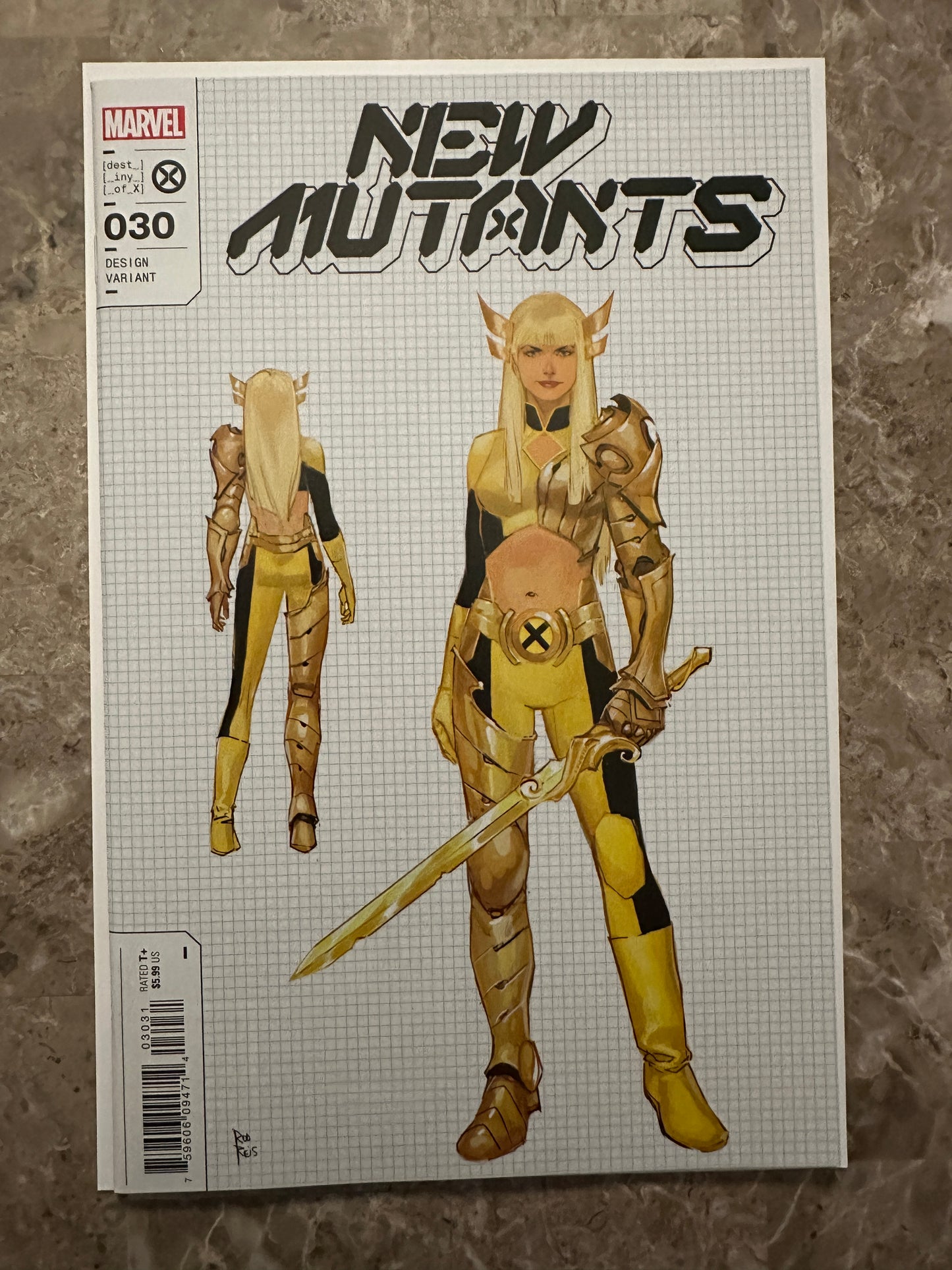New Mutants #30 NM+ 9.6-9.8 (Marvel 2022) - Design Variant