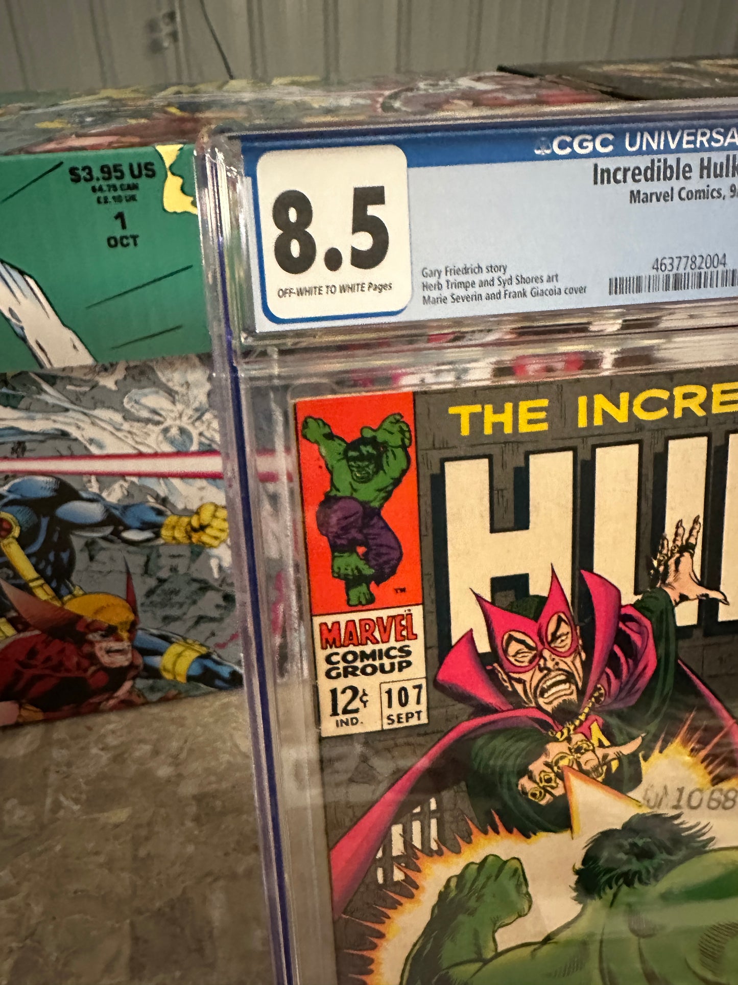 Incredible Hulk #107 CGC 8.5 (1968 Marvel) - Brand New Case