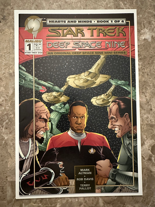 Star Trek Deep Space Nine Hearts and Minds #1 VF/NM 9.0-9.2 (1994 Malibu)