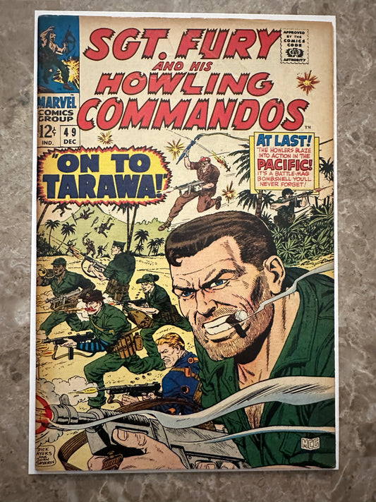Sgt Fury #49 VG+ 4.5 (Marvel Comics 1967)