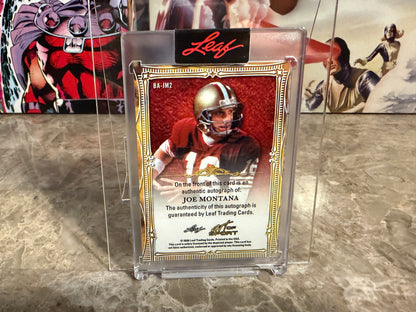 2026 Leaf Art of Sport Joe Montana Base Auto Bronze /35