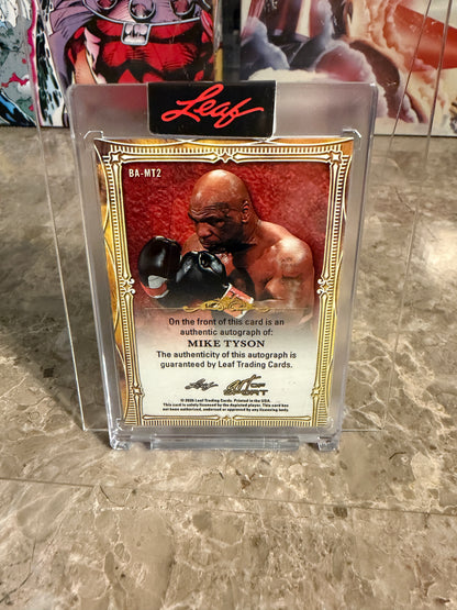 2026 Leaf Art of Sport Base Auto Mike Tyson & Sugar Ray Leonard