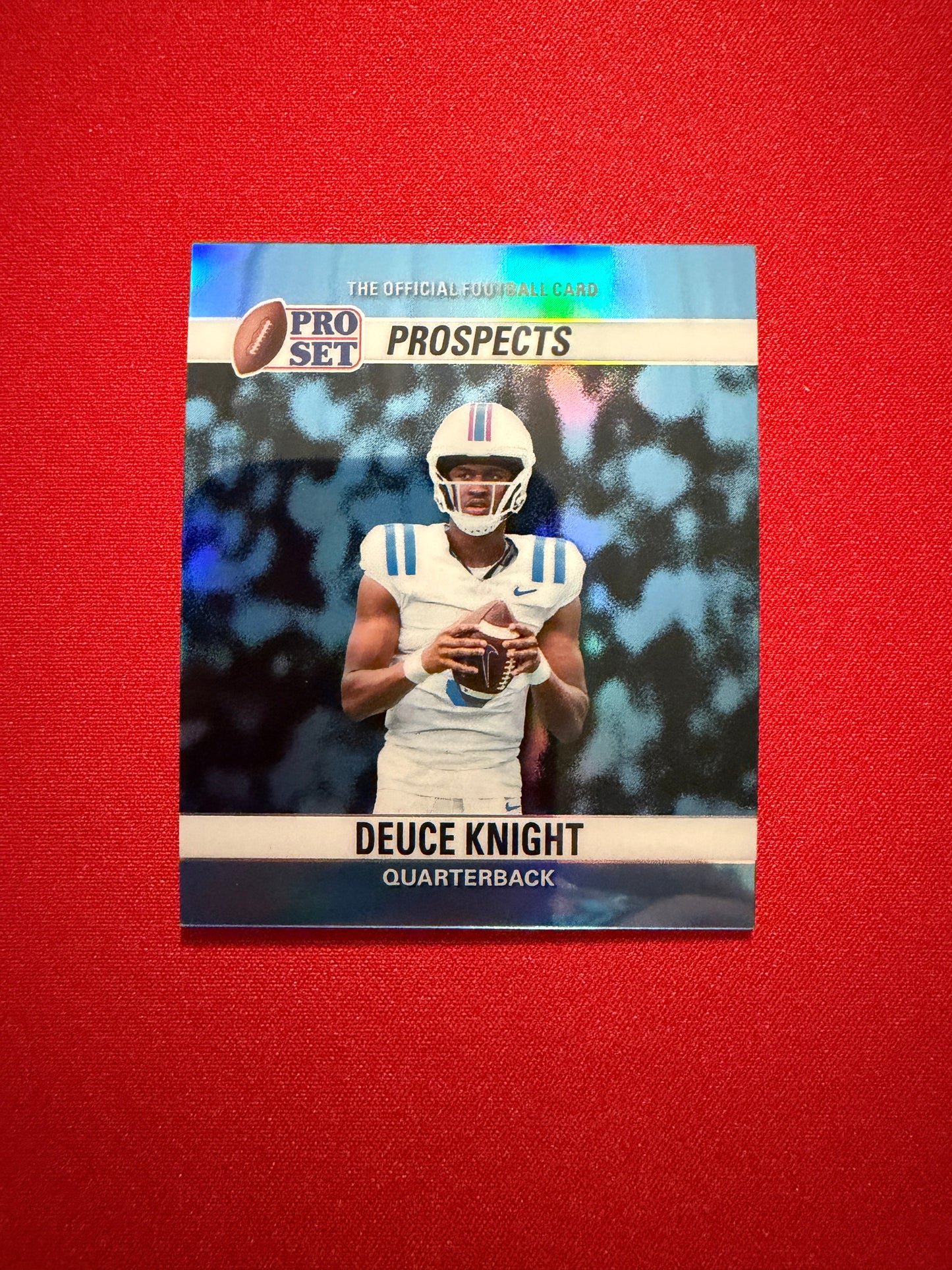 Deuce Knight 2026 Leaf Pro Set Metal Football Vintage Auto Platinum Bookend Lot