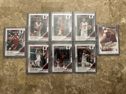 2024 Panini Donruss Basketball Cleveland Cavaliers Team Set (8 cards)