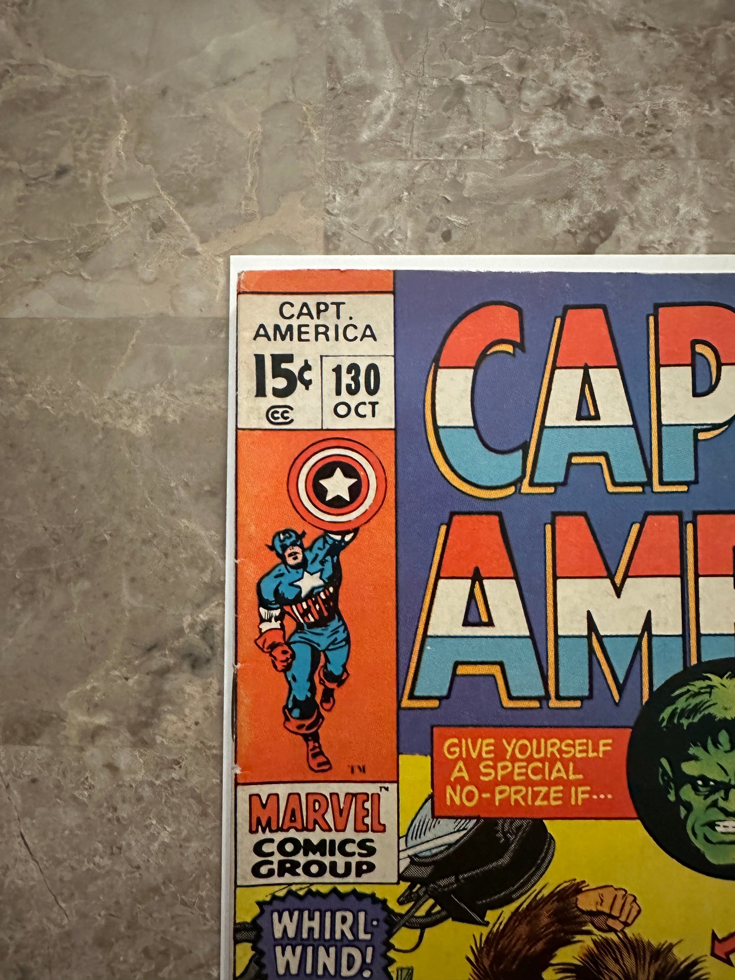 Captain America #130 VG 4.0 (1970 Marvel Comics)