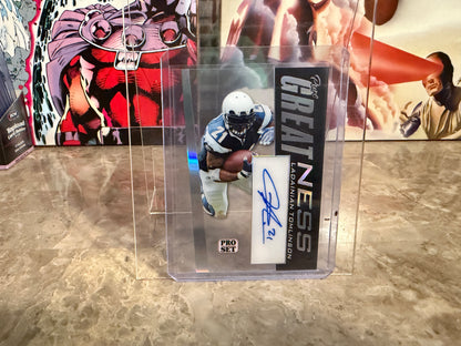 2026 Leaf Pro Set Metal Ladainian Tomlinson Pure Greatness Auto 1/5 Bookens