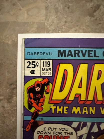 Daredevil #119 FN- 5.5-6.0 (1974 Marvel)