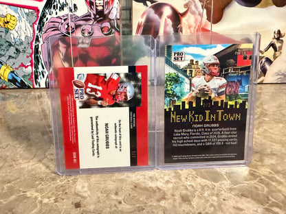 2026 Leaf Pro Set Metal Noah Grubbs 1990 Mini Auto New Kid Town Red 1/1 Lot