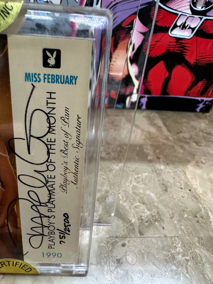 Pamela Anderson #111 Autograph Card (1994 Playboy Sports Time Certified) - 751/2500