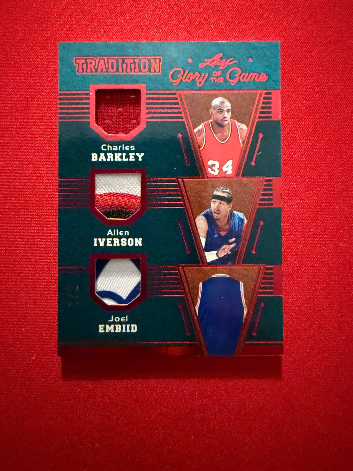 Barkley Iverson Embid 2025 Leaf Glory of the Game Tradition Game-Used /2