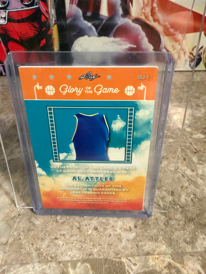 2026 Leaf Glory of the Game Basketball Silver Al Attles Game-Used Jersey 13/35