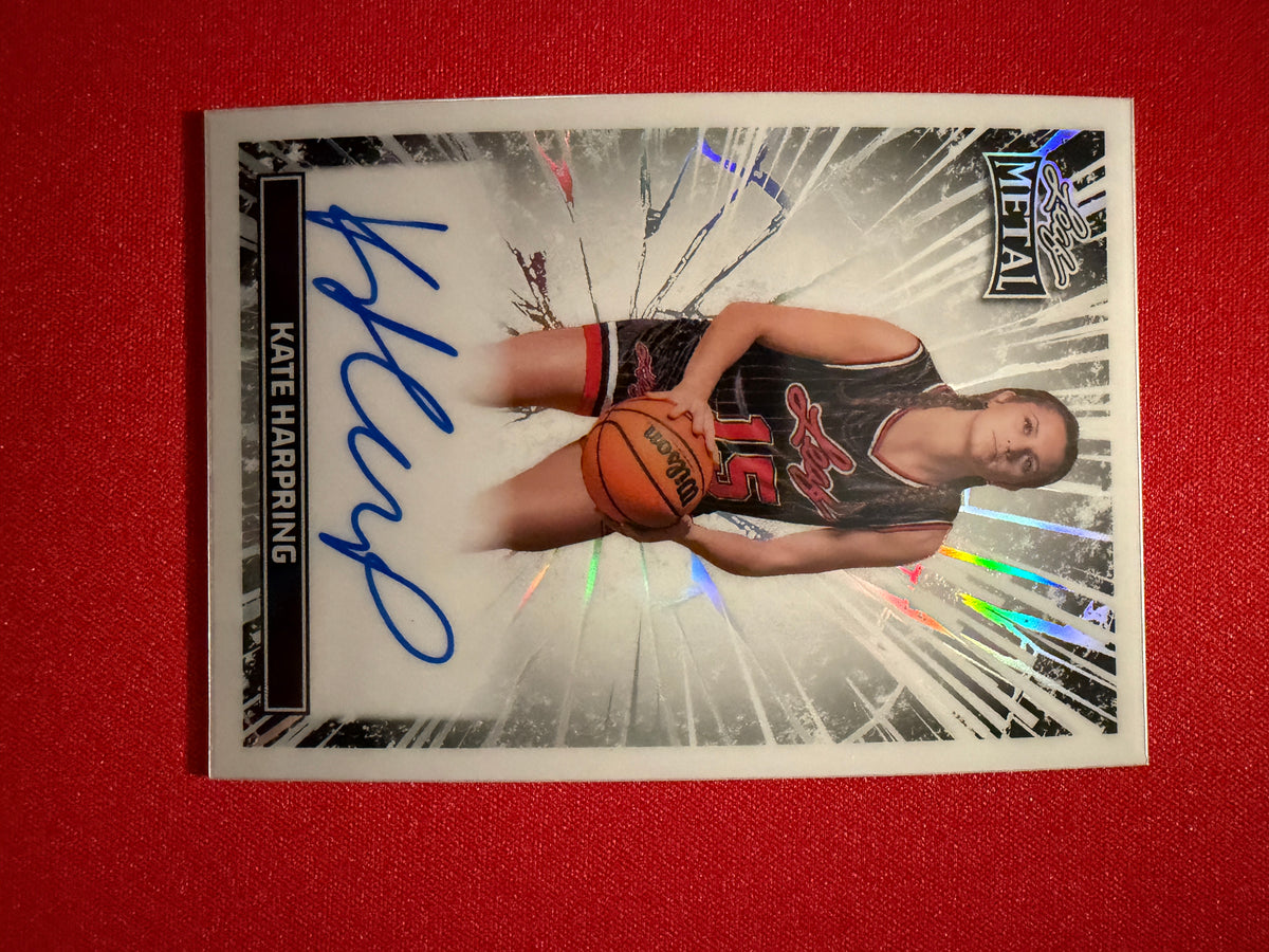 Kate Harpring 2026 Leaf Metal Women of Sport Metal On-Card Auto /25