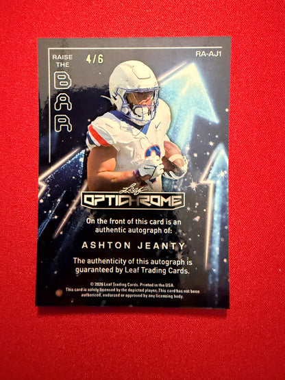 2026 Leaf Optichrome Ashton Jeanty Auto Raise the Bar Pink Prismatic /6