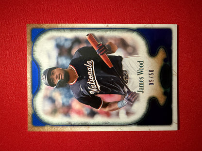 James Wood 2026 Topps Tier One Baseball Base Blue /50