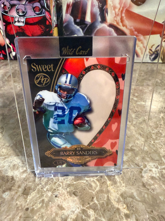 Barry Sanders 2026 Wild Card Wild Art 1/1
