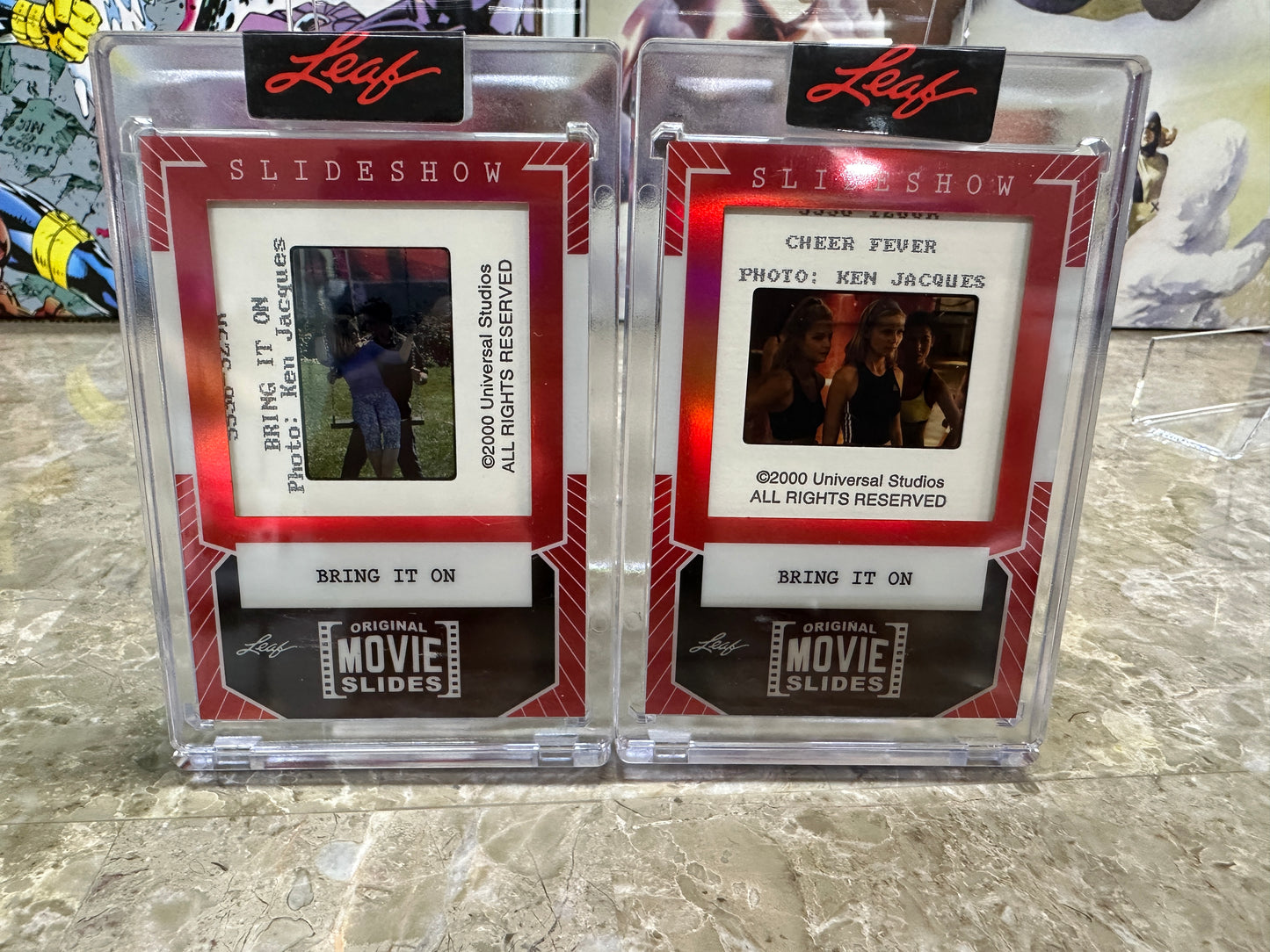 2026 Leaf Slideshow BRING IT ON 2-Slide Lot KIRSTEN DUNST Swing & Squad PROMO