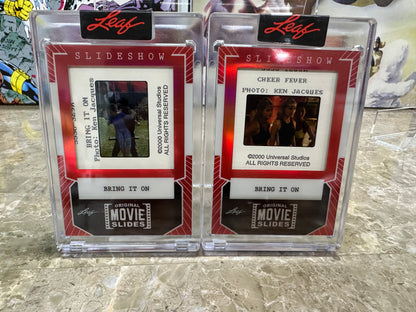 2026 Leaf Slideshow BRING IT ON 2-Slide Lot KIRSTEN DUNST Swing & Squad PROMO