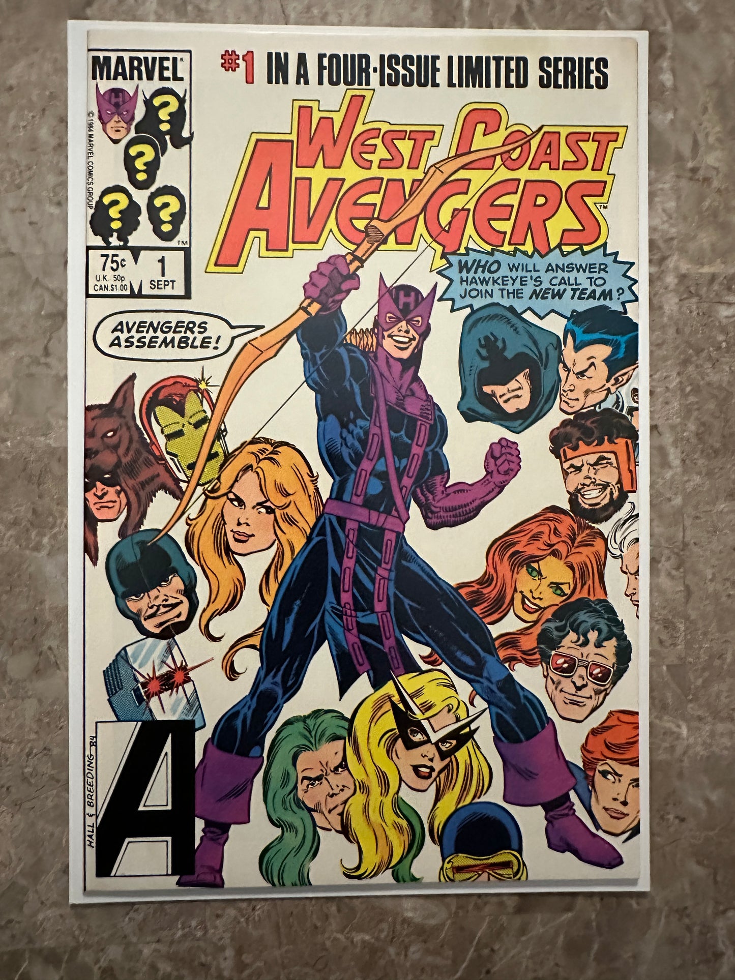 West Coast Avengers #1-4 Full Set High Grade (Marvel 1984)